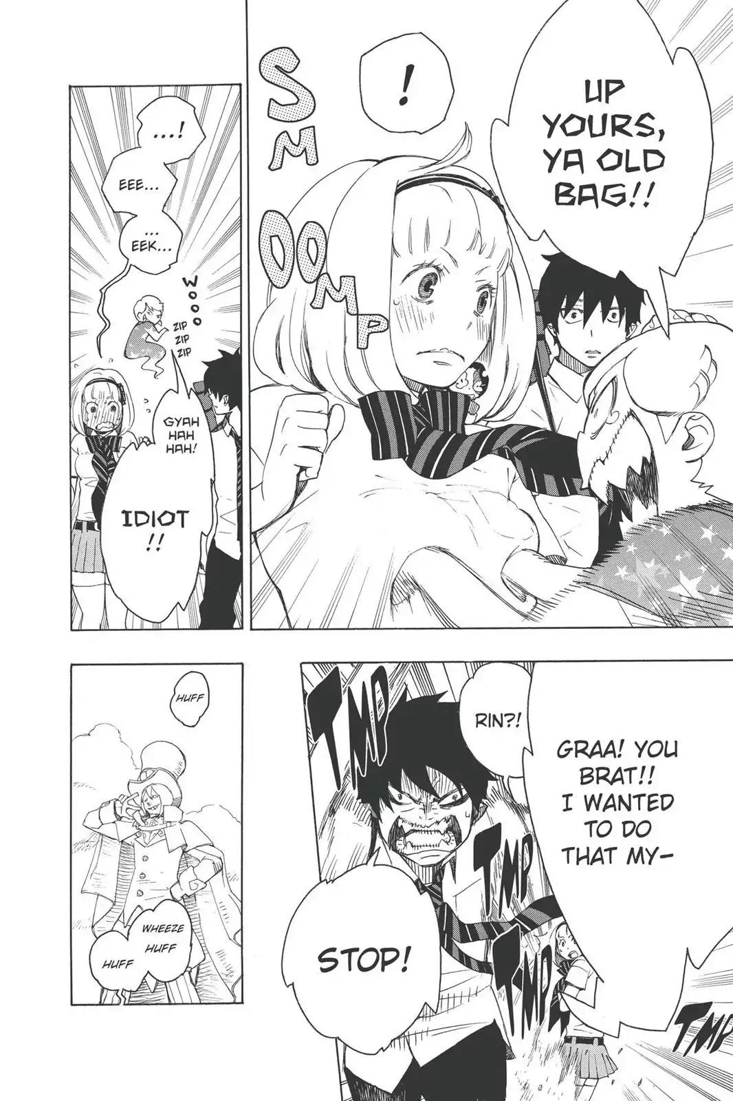 Ao no Exorcist Chapter 9 page 14 - Chapter 9: Tag