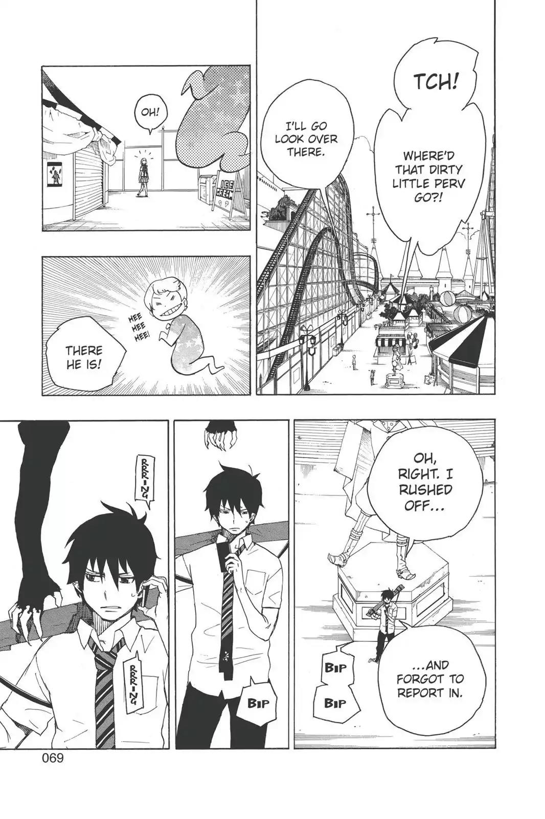 Ao no Exorcist Chapter 9 page 15 - Chapter 9: Tag