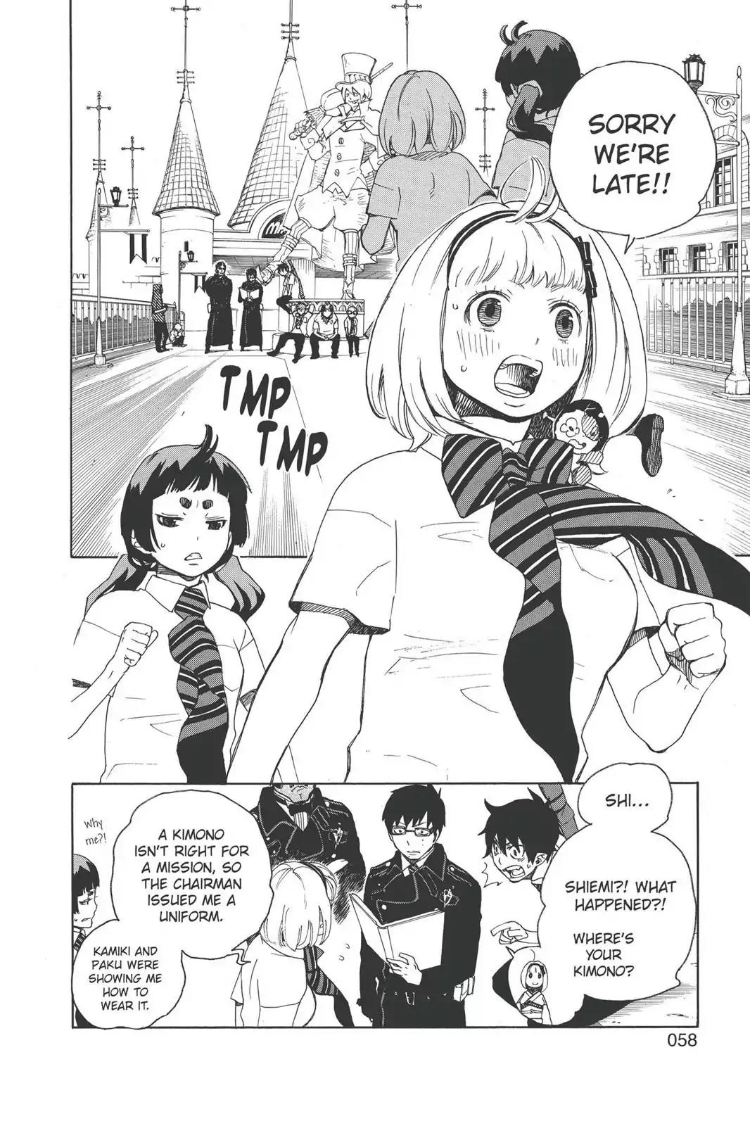 Ao no Exorcist Chapter 9 page 4 - Chapter 9: Tag