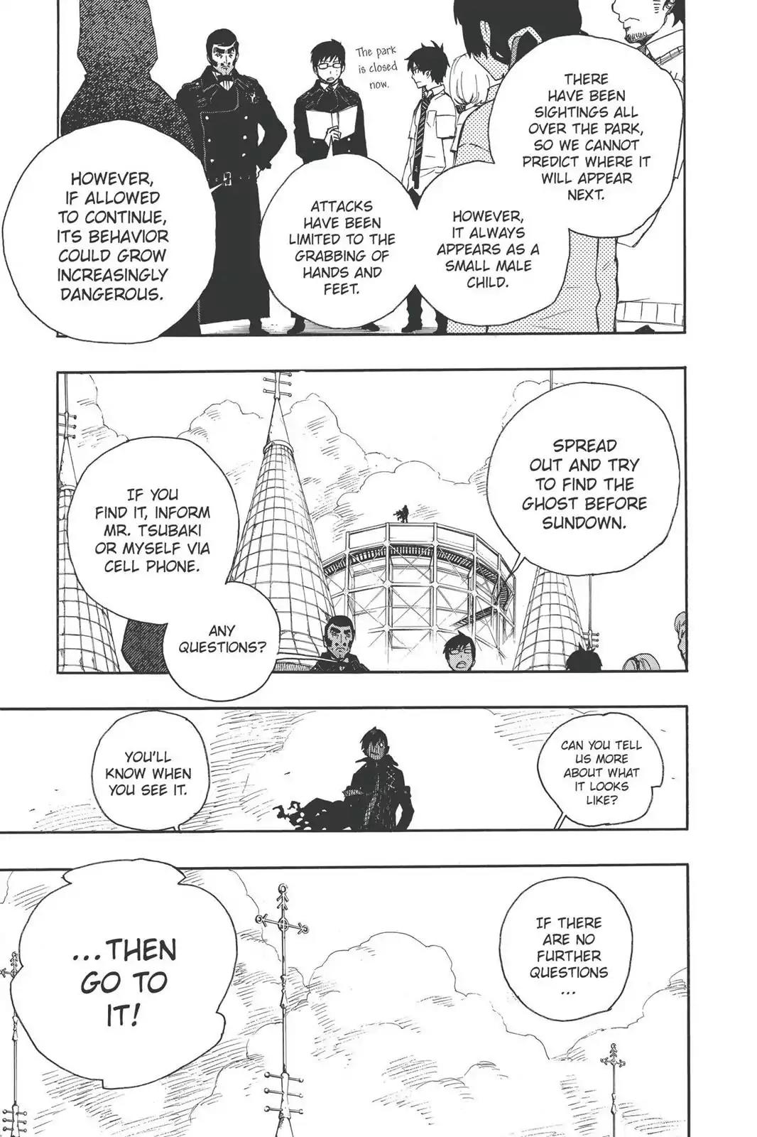 Ao no Exorcist Chapter 9 page 7 - Chapter 9: Tag