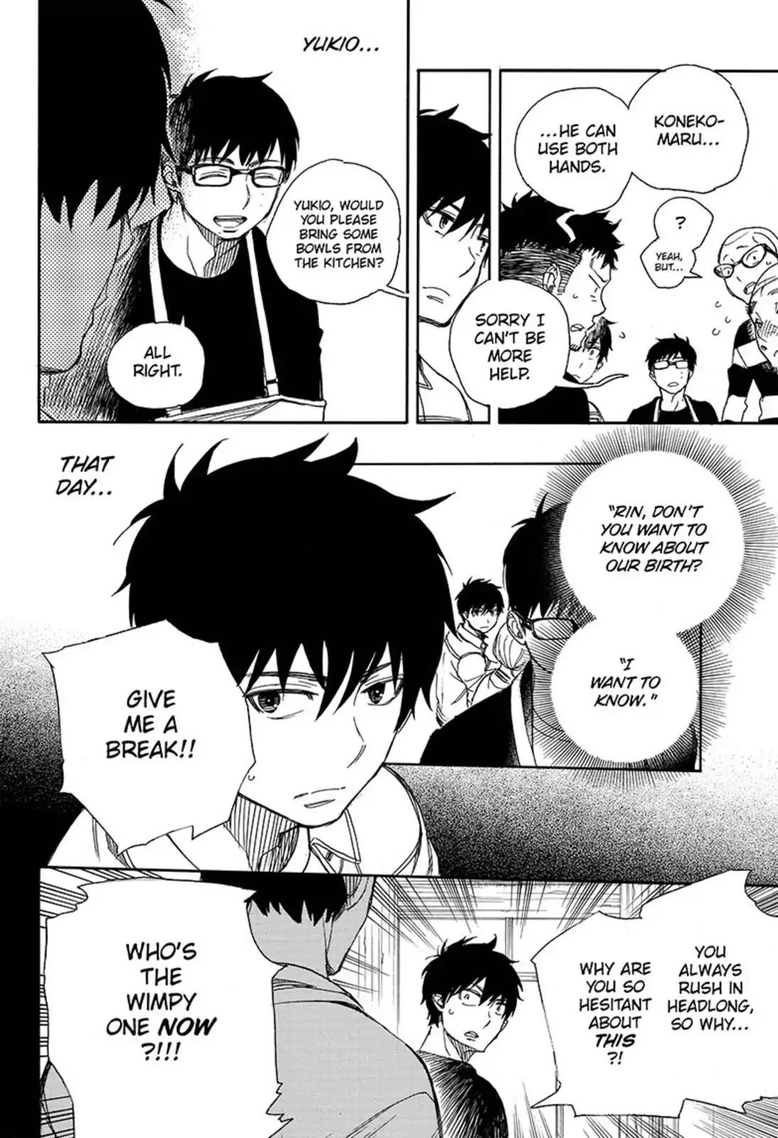 Ao no Exorcist Chapter 90 page 10 - Chapter 90: Congratulations - Bridal Night