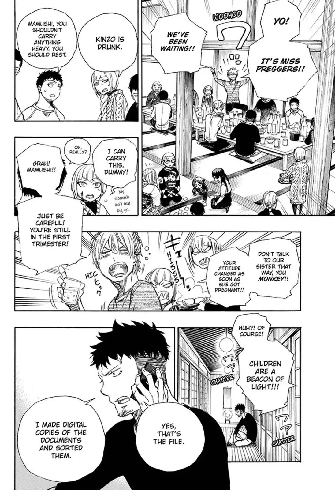 Ao no Exorcist Chapter 90 page 16 - Chapter 90: Congratulations - Bridal Night
