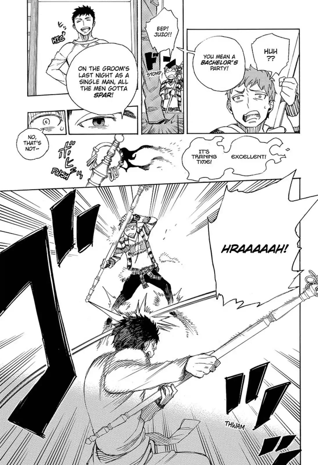 Ao no Exorcist Chapter 90 page 25 - Chapter 90: Congratulations - Bridal Night