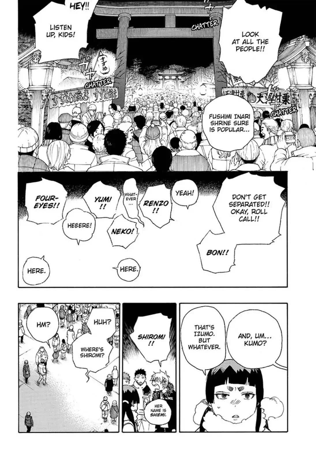 Ao no Exorcist Chapter 90 page 28 - Chapter 90: Congratulations - Bridal Night