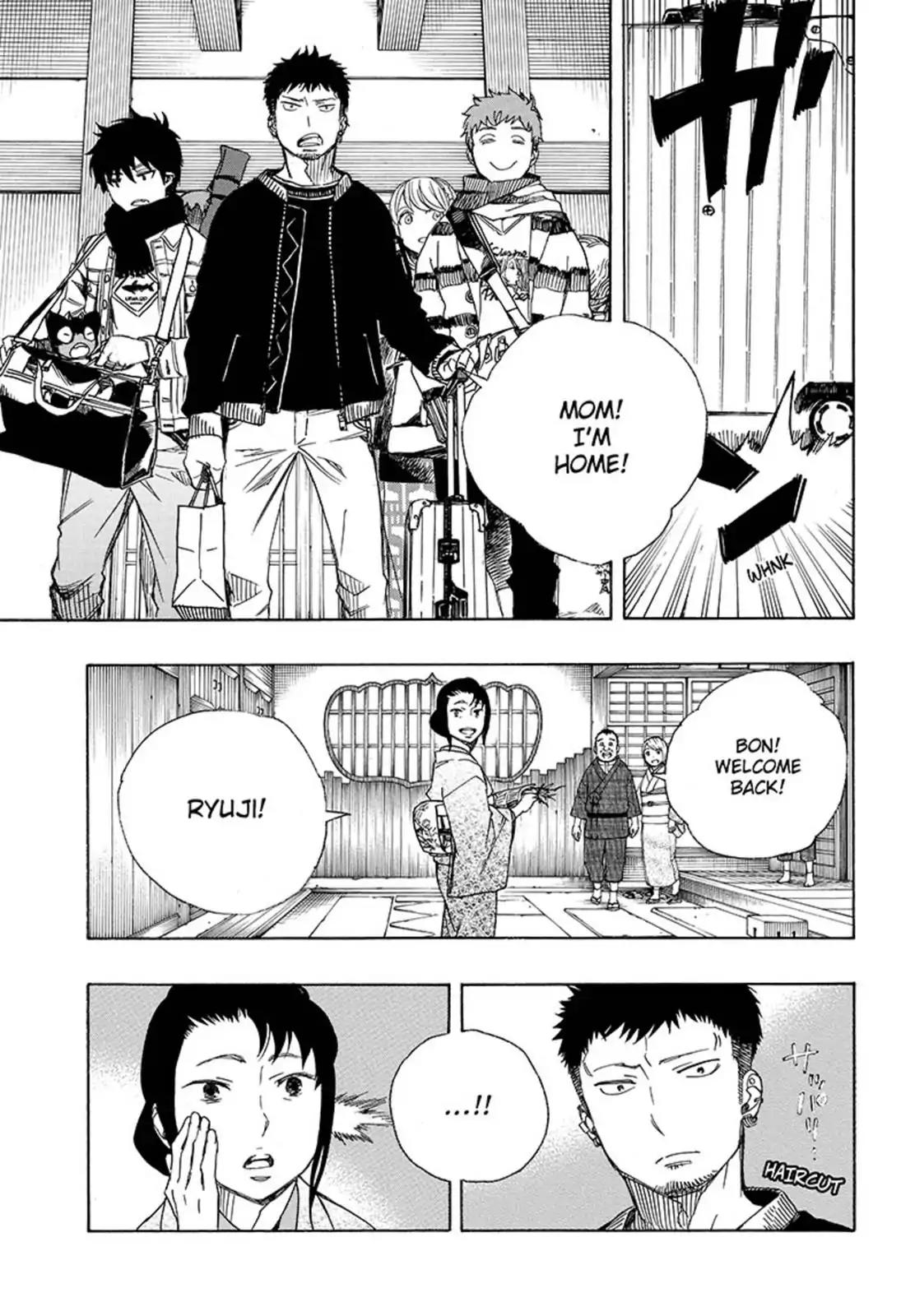 Ao no Exorcist Chapter 90 page 3 - Chapter 90: Congratulations - Bridal Night