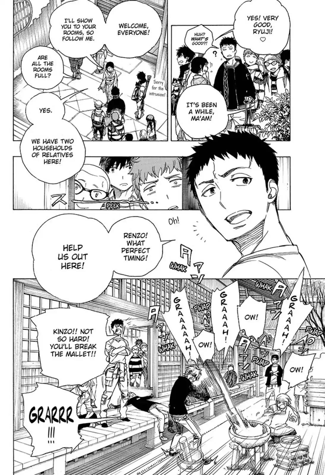 Ao no Exorcist Chapter 90 page 4 - Chapter 90: Congratulations - Bridal Night