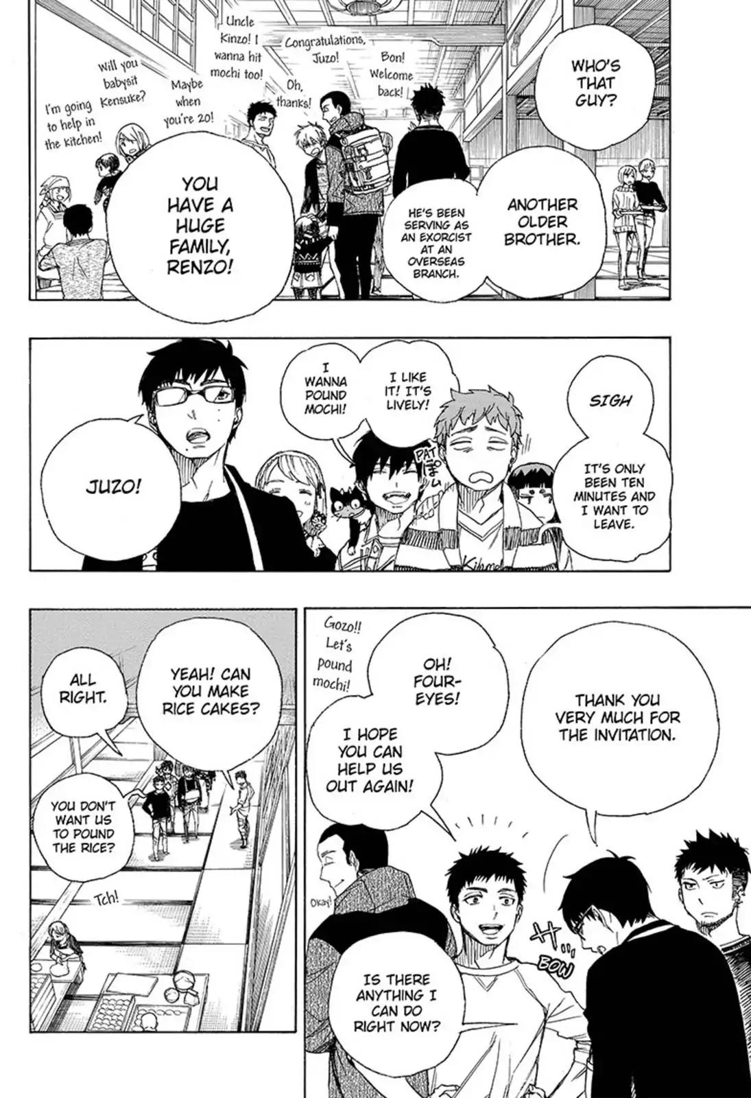 Ao no Exorcist Chapter 90 page 8 - Chapter 90: Congratulations - Bridal Night