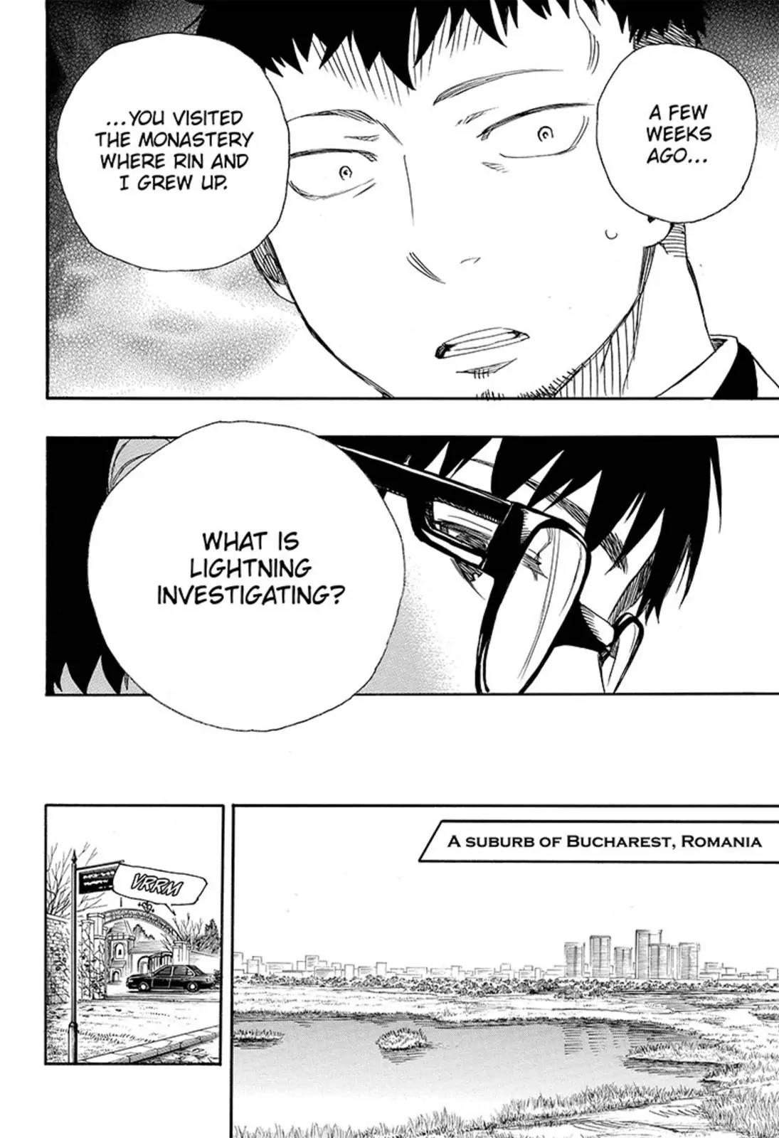 Ao no Exorcist Chapter 91 page 10 - Chapter 91: Congratulations - Late Night
