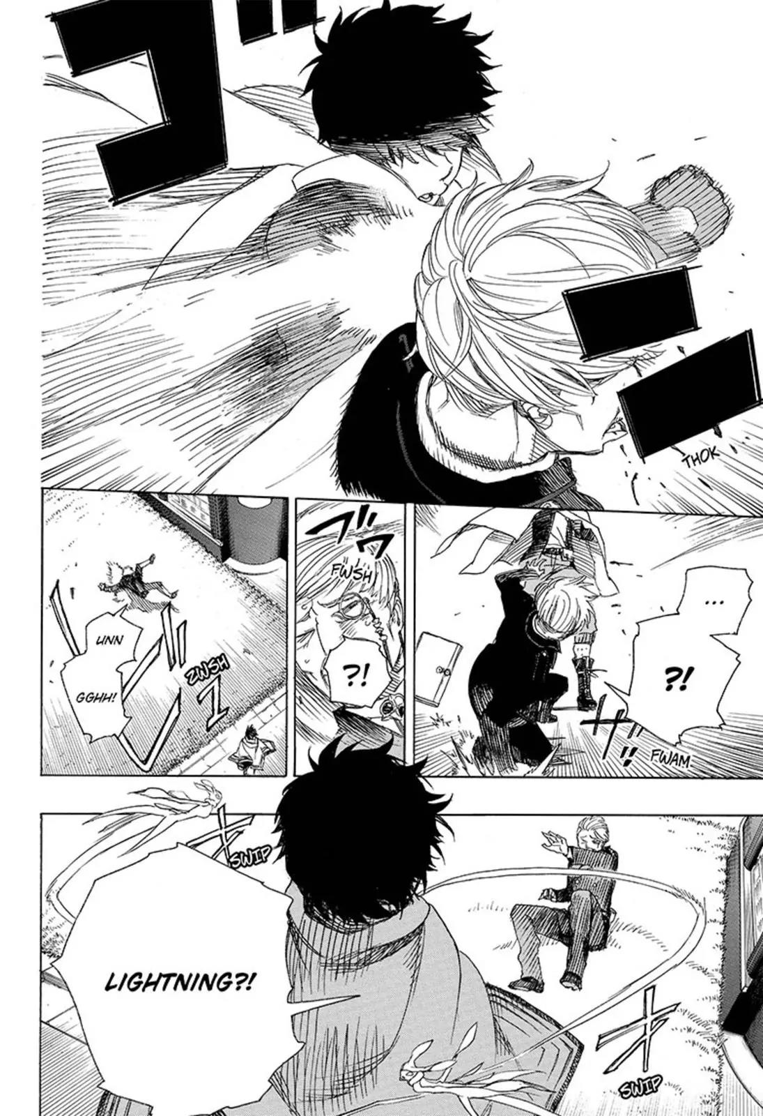 Ao no Exorcist Chapter 91 page 12 - Chapter 91: Congratulations - Late Night