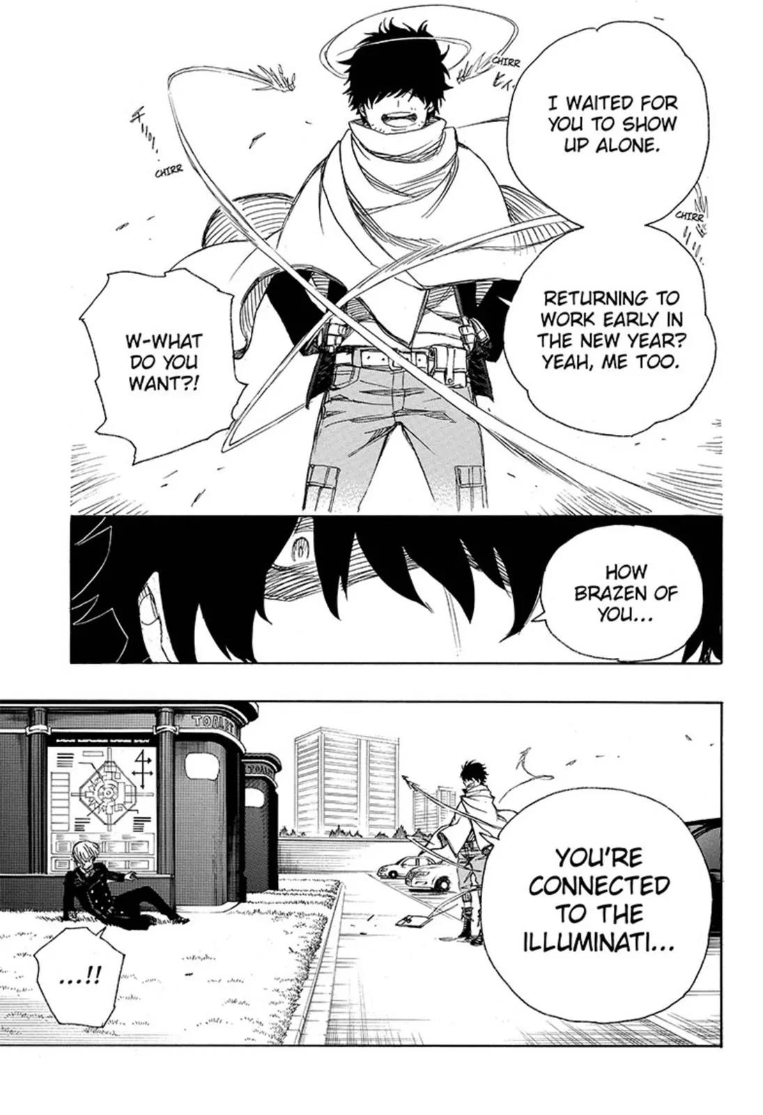 Ao no Exorcist Chapter 91 page 13 - Chapter 91: Congratulations - Late Night