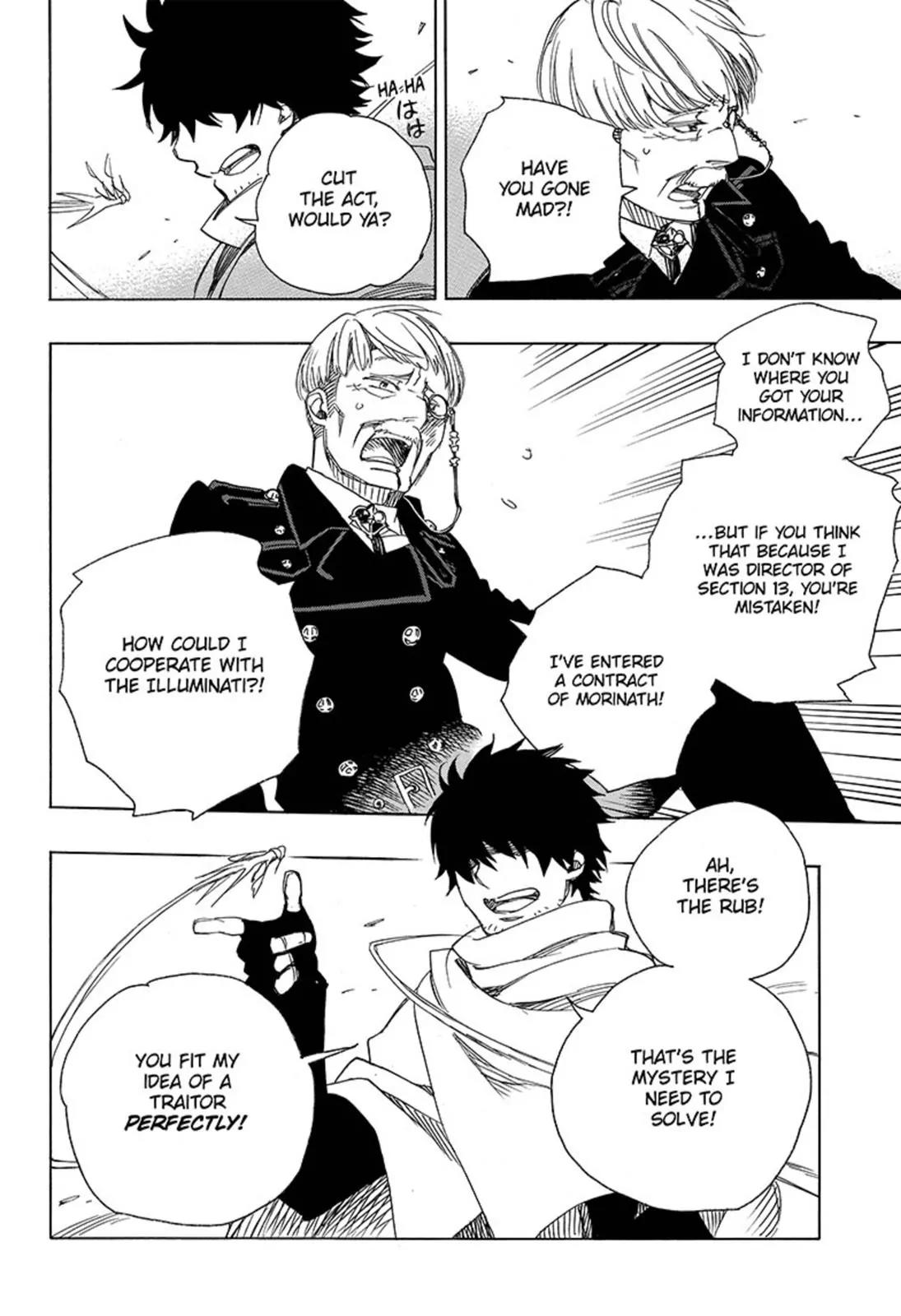 Ao no Exorcist Chapter 91 page 14 - Chapter 91: Congratulations - Late Night