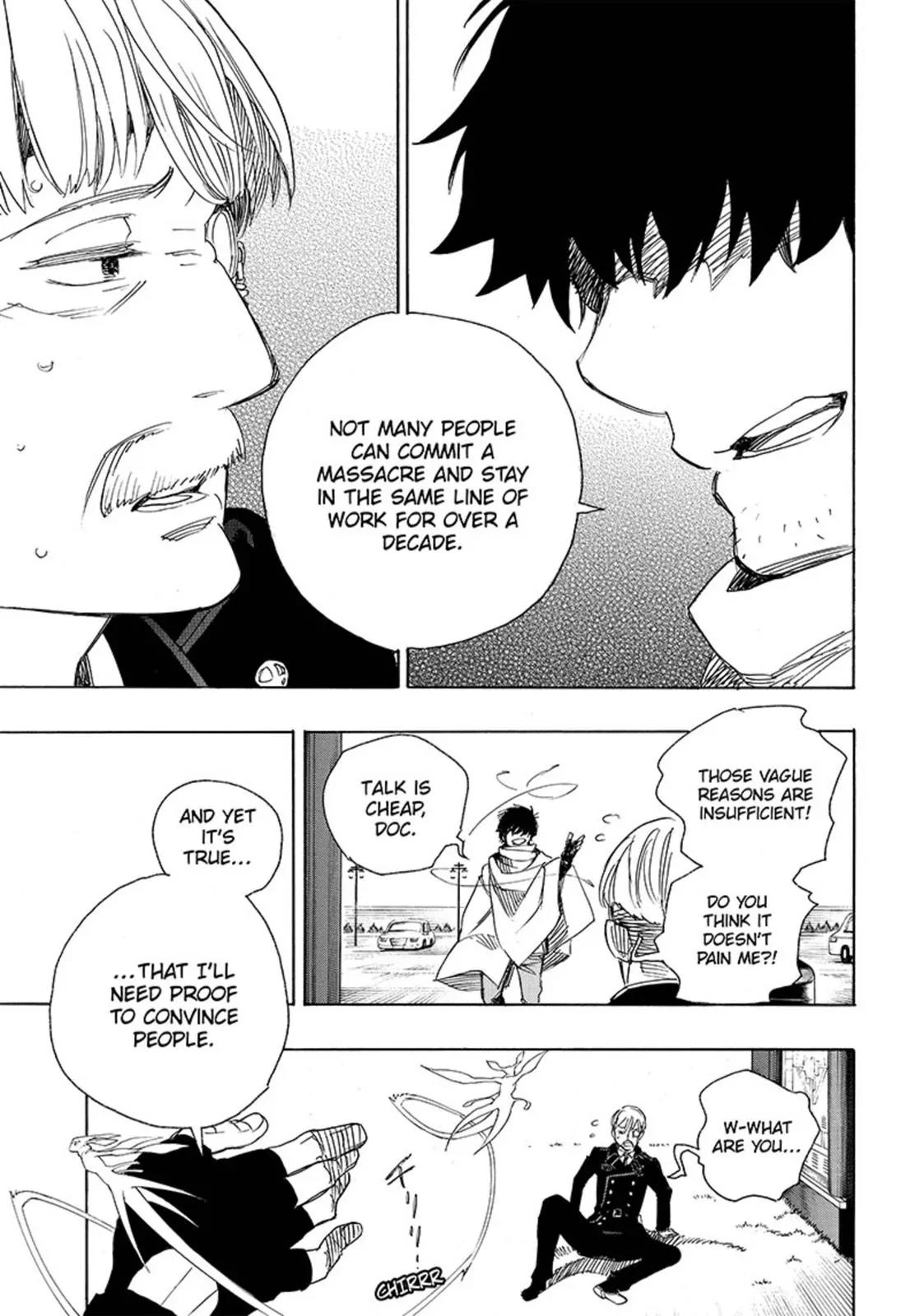 Ao no Exorcist Chapter 91 page 15 - Chapter 91: Congratulations - Late Night