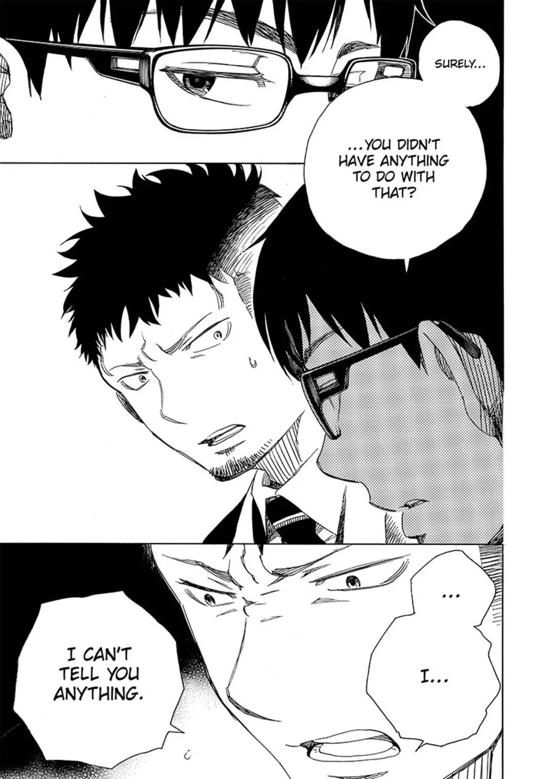 Ao no Exorcist Chapter 91 page 19 - Chapter 91: Congratulations - Late Night