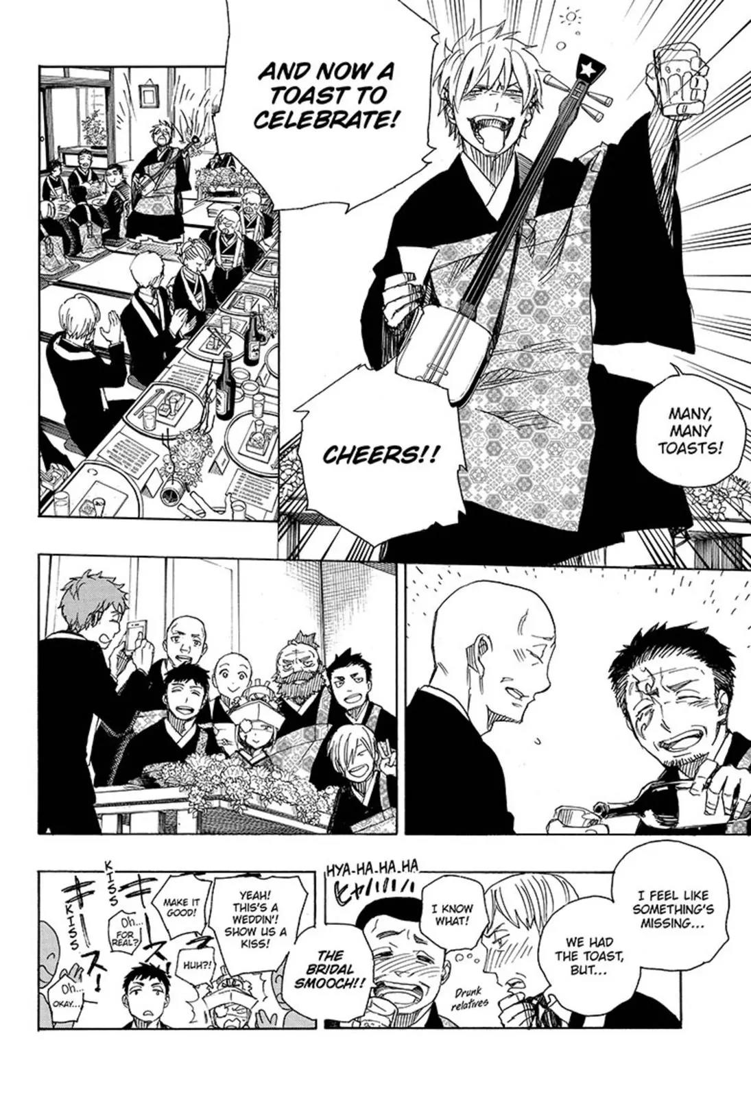 Ao no Exorcist Chapter 91 page 24 - Chapter 91: Congratulations - Late Night