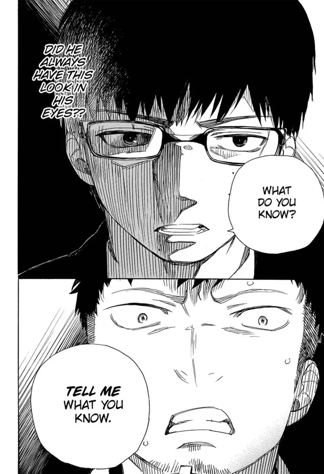 Ao no Exorcist Chapter 91 page 28 - Chapter 91: Congratulations - Late Night