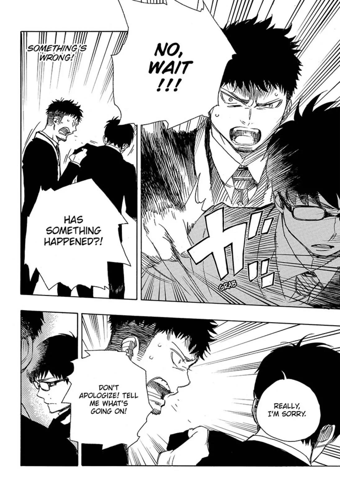Ao no Exorcist Chapter 91 page 30 - Chapter 91: Congratulations - Late Night
