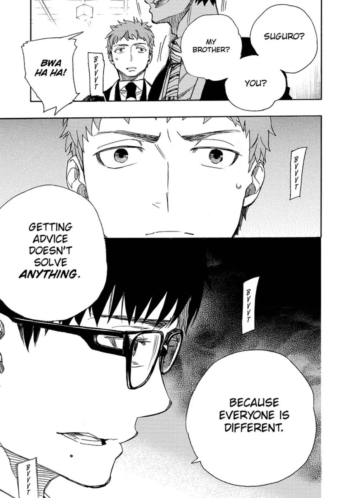 Ao no Exorcist Chapter 91 page 33 - Chapter 91: Congratulations - Late Night