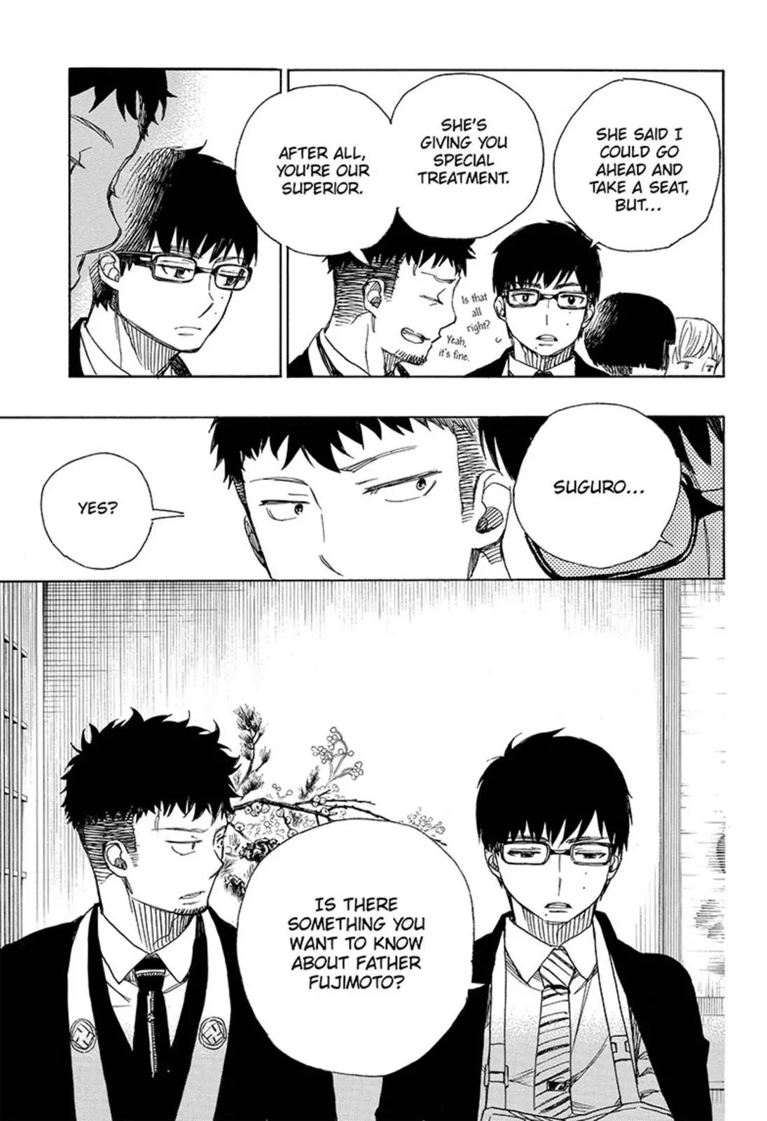 Ao no Exorcist Chapter 91 page 9 - Chapter 91: Congratulations - Late Night