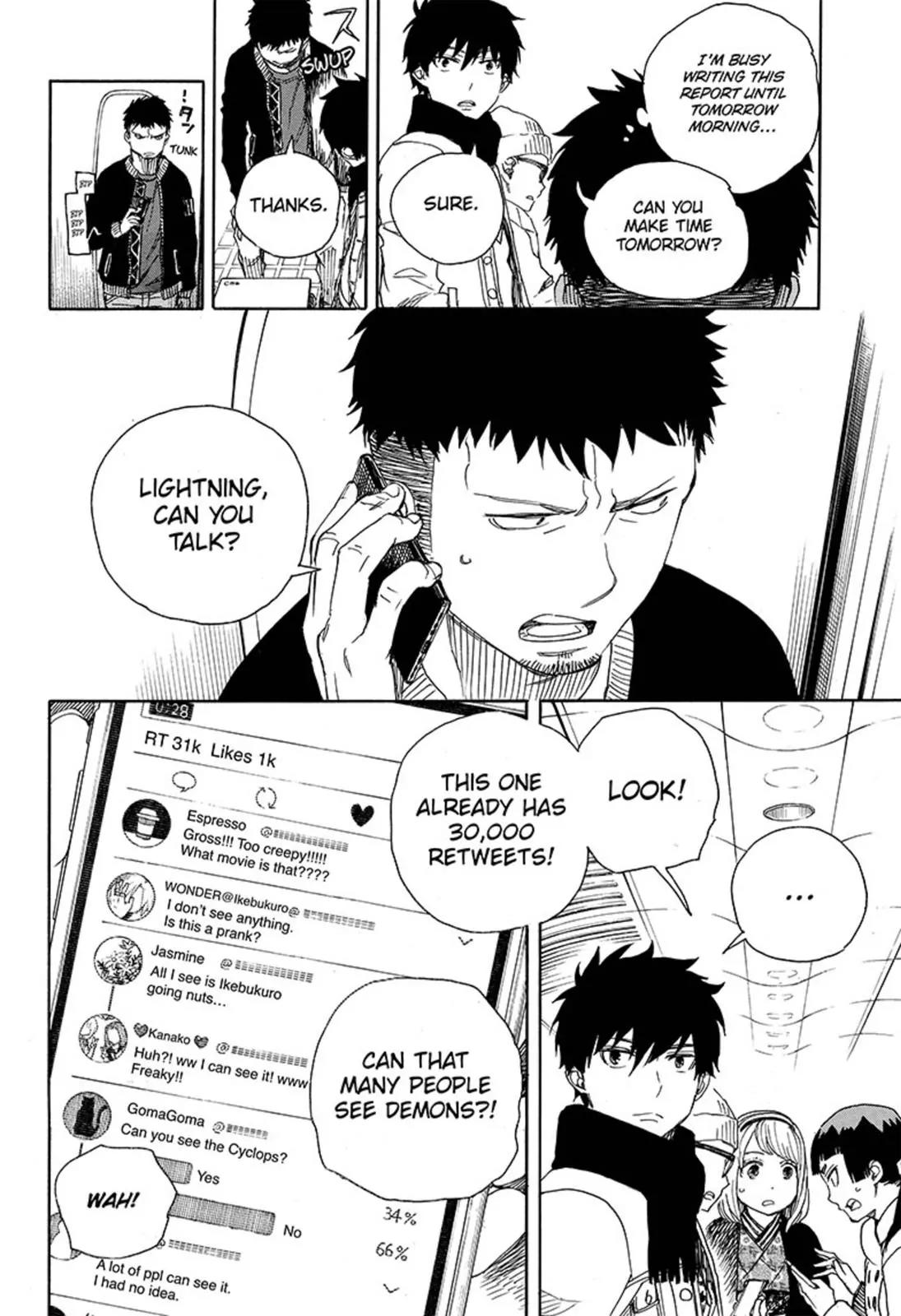 Ao no Exorcist Chapter 92 page 6 - Chapter 92: Beyond The Snow (1)