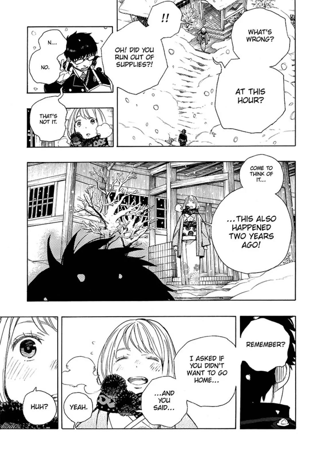 Ao no Exorcist Chapter 93 page 15 - Chapter 93: Beyond The Snow (2)