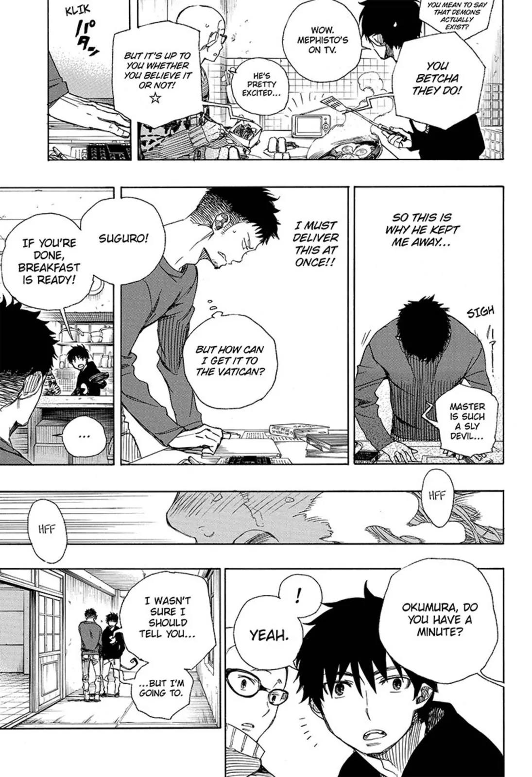 Ao no Exorcist Chapter 93 page 31 - Chapter 93: Beyond The Snow (2)