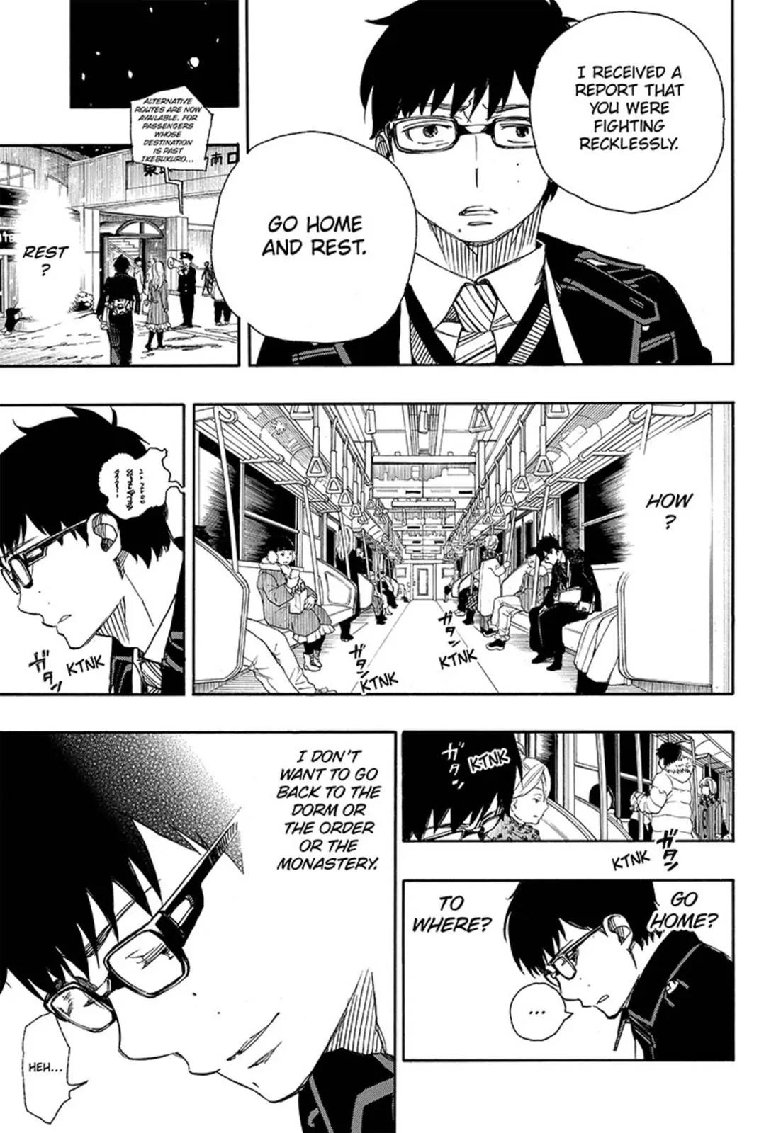 Ao no Exorcist Chapter 93 page 7 - Chapter 93: Beyond The Snow (2)