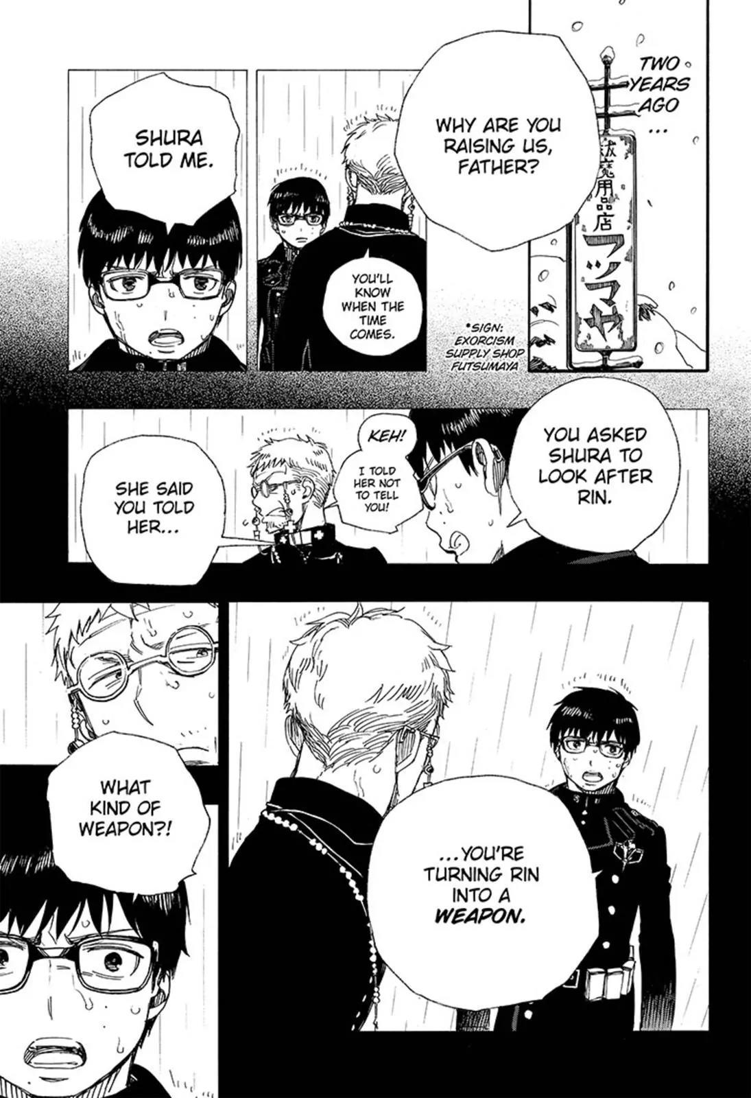 Ao no Exorcist Chapter 93 page 9 - Chapter 93: Beyond The Snow (2)