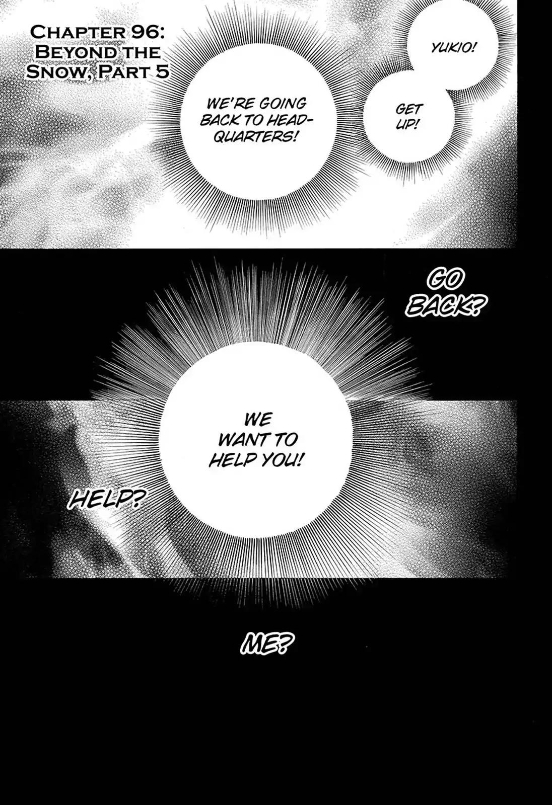 Ao no Exorcist Chapter 96 page 1 - Chapter 96: Beyond The Snow (5)