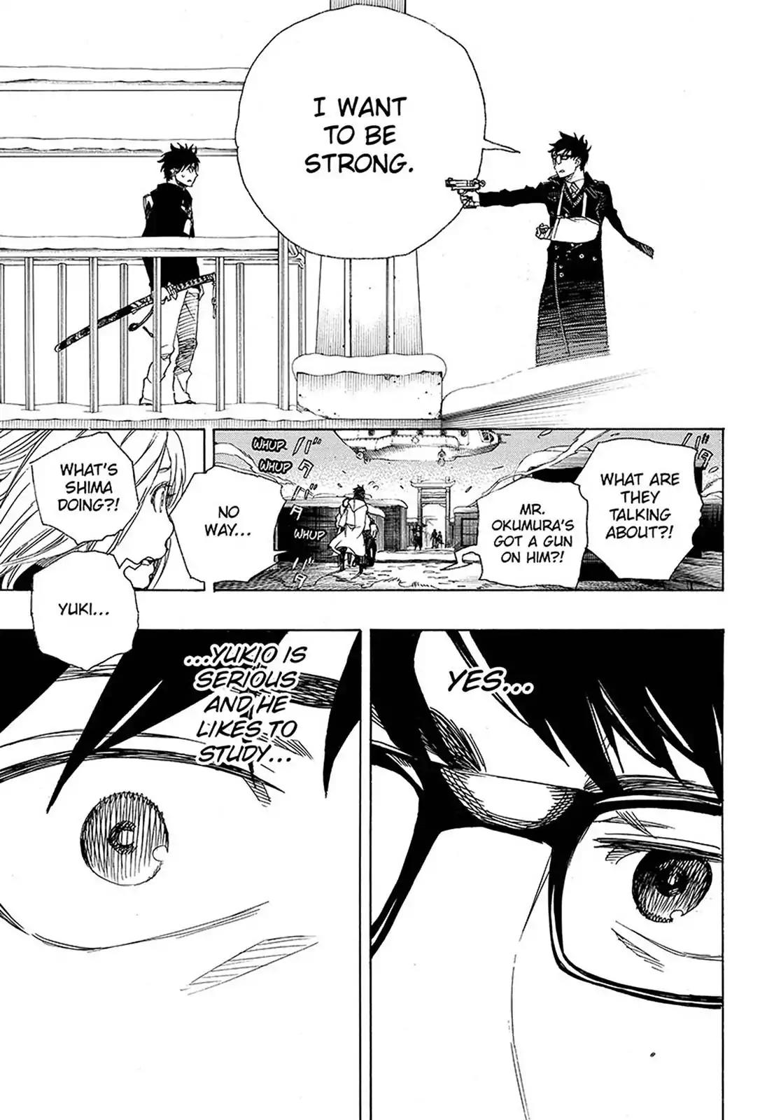 Ao no Exorcist Chapter 96 page 25 - Chapter 96: Beyond The Snow (5)