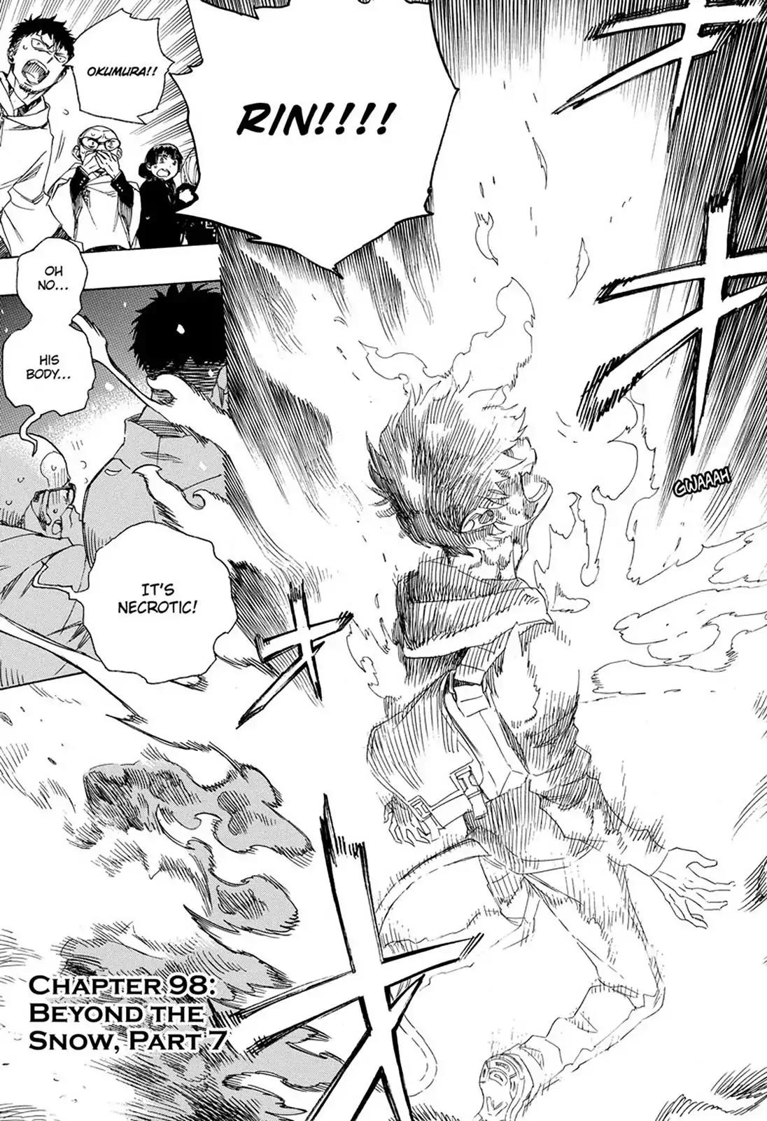Ao no Exorcist Chapter 98 page 1 - Chapter 98
