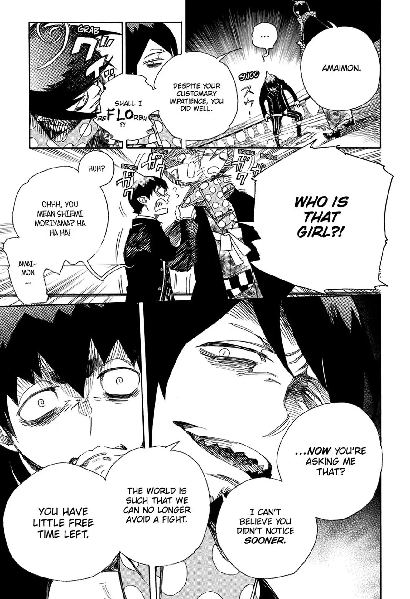 Ao no Exorcist Chapter 99.2 page 22 - Chapter 99.2