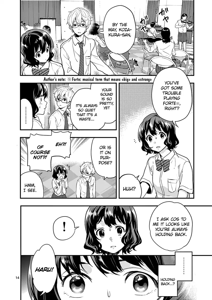 Ao no Orchestra Chapter 12 page 16 - Chapter 12: Kozakura Haru