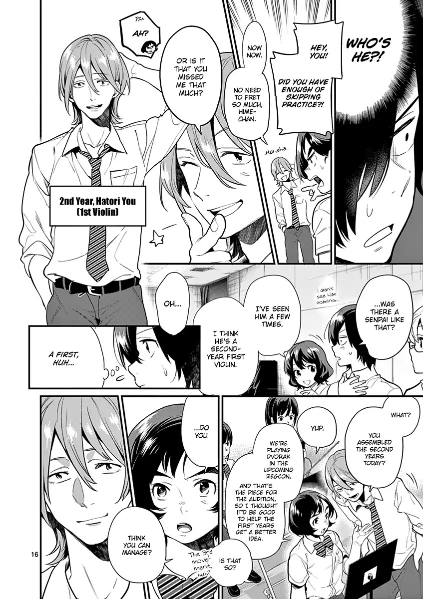 Ao no Orchestra Chapter 14 page 18 - Chapter 14: Senpai