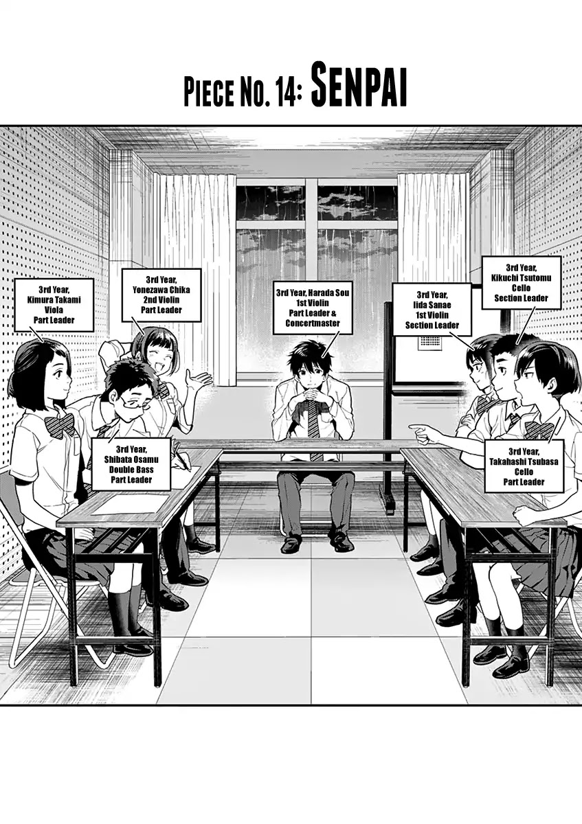 Ao no Orchestra Chapter 14 page 3 - Chapter 14: Senpai
