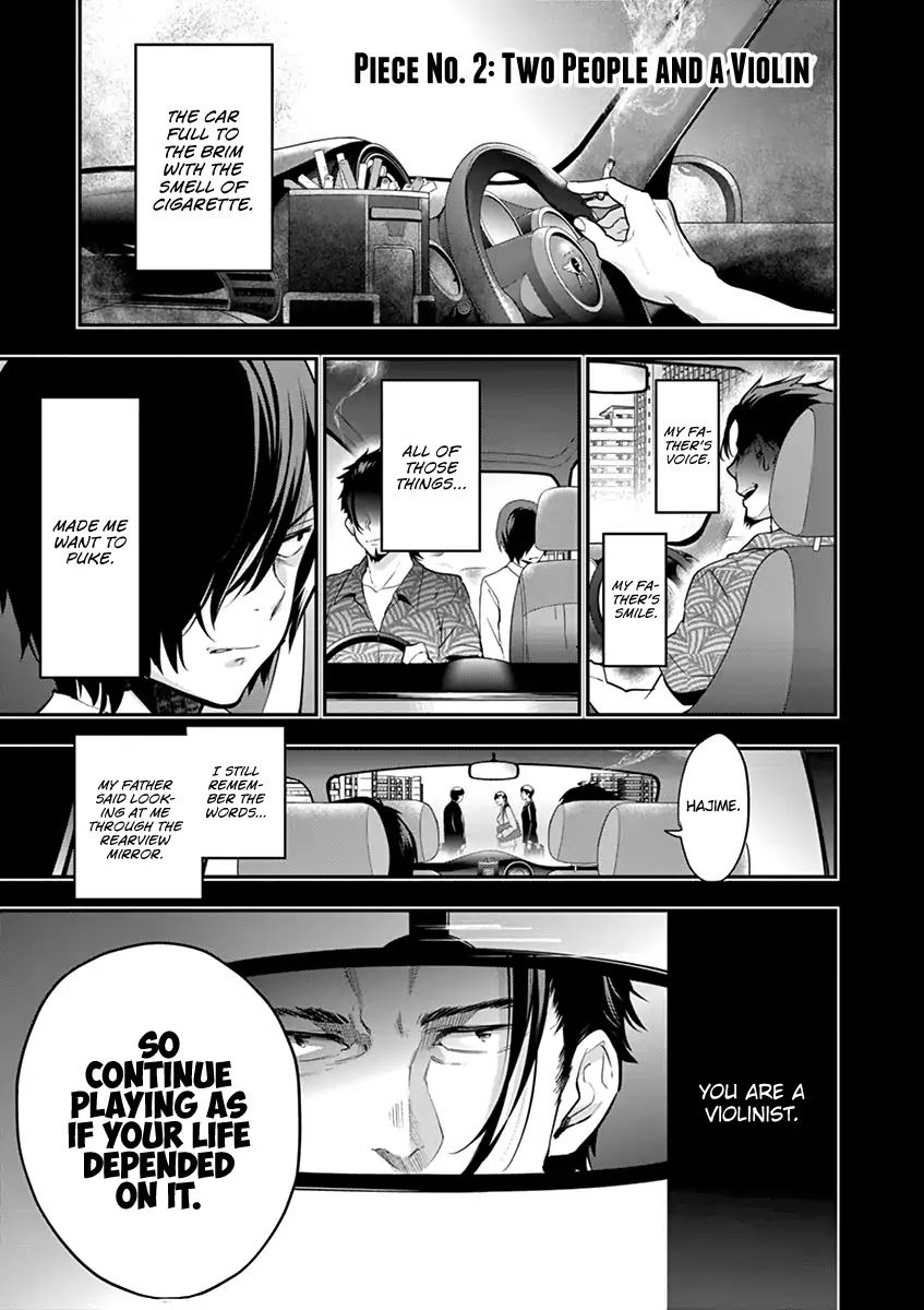 Ao no Orchestra Chapter 2 page 3 - Chapter 2: Two People and a Violin