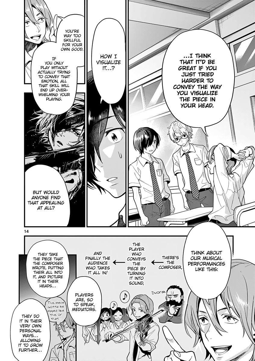 Ao no Orchestra Chapter 21 page 16 - Chapter 21: Your Own Tune