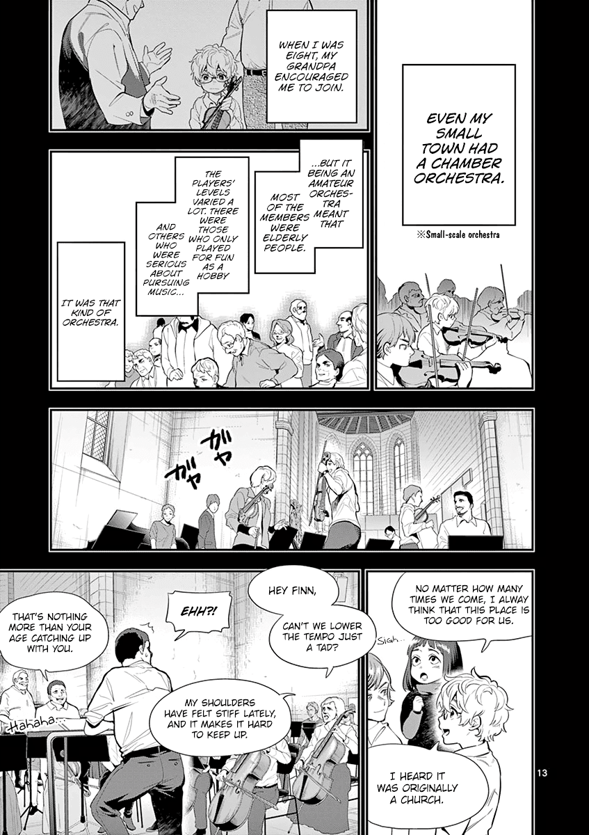 Ao no Orchestra Chapter 27 page 15 - Chapter 27: True Sound, Reprise