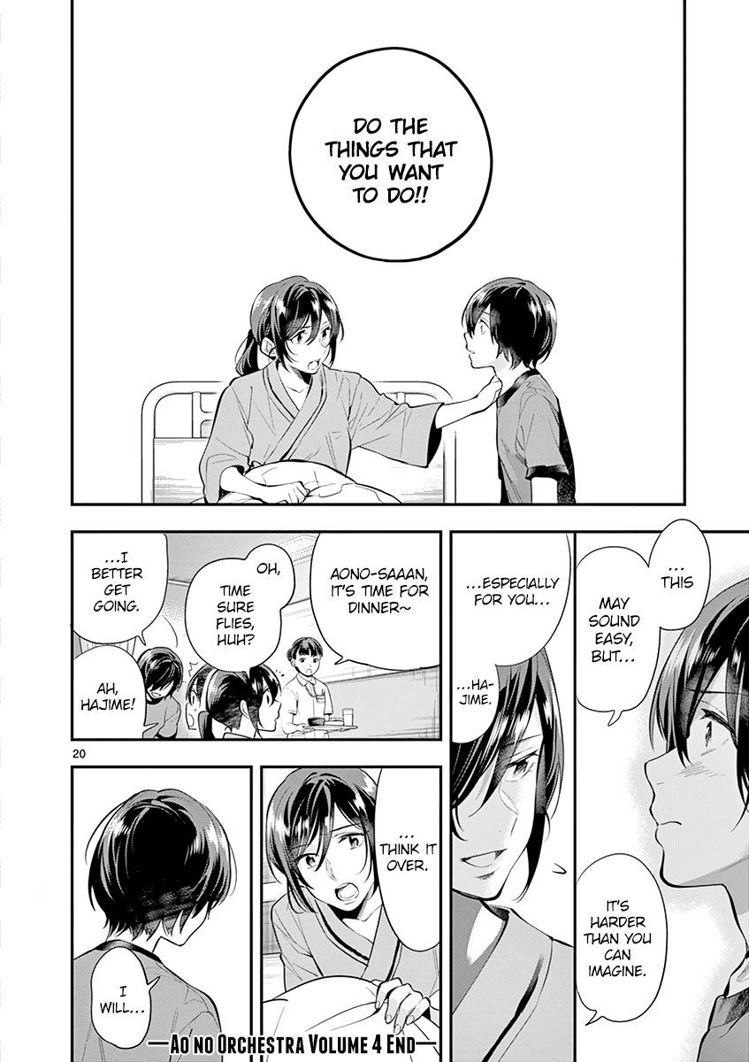 Ao no Orchestra Chapter 28 page 22 - Chapter 28: Truth