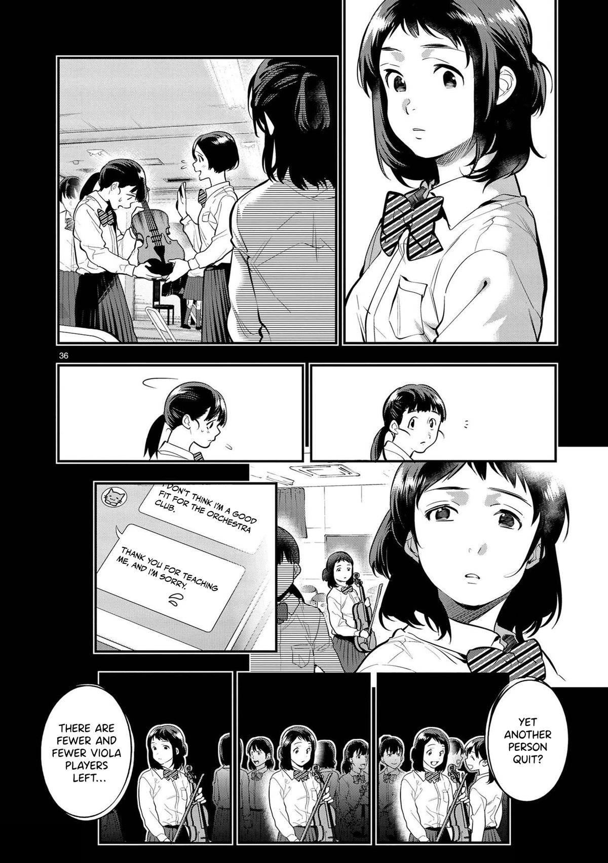 Ao no Orchestra Chapter 40 page 36 - Chapter 40: From the New World