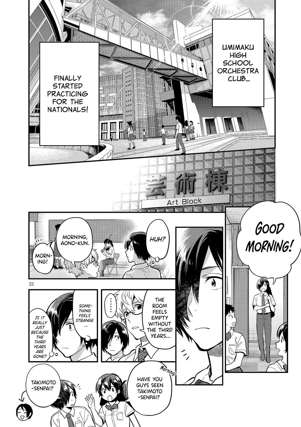 Ao no Orchestra Chapter 42 page 22 - Chapter 42: Cracks