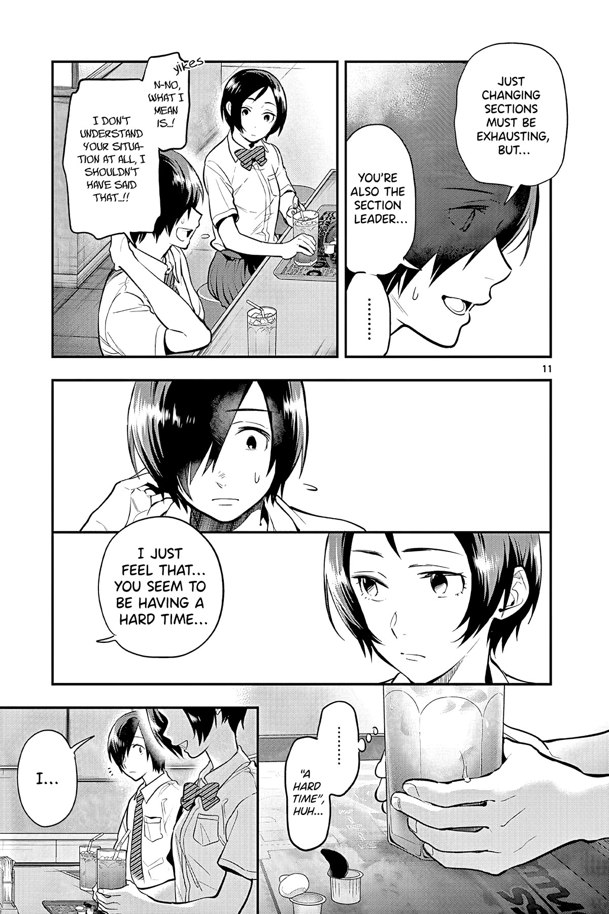 Ao no Orchestra Chapter 46 page 11 - Chapter 46: Giving Up Halfway