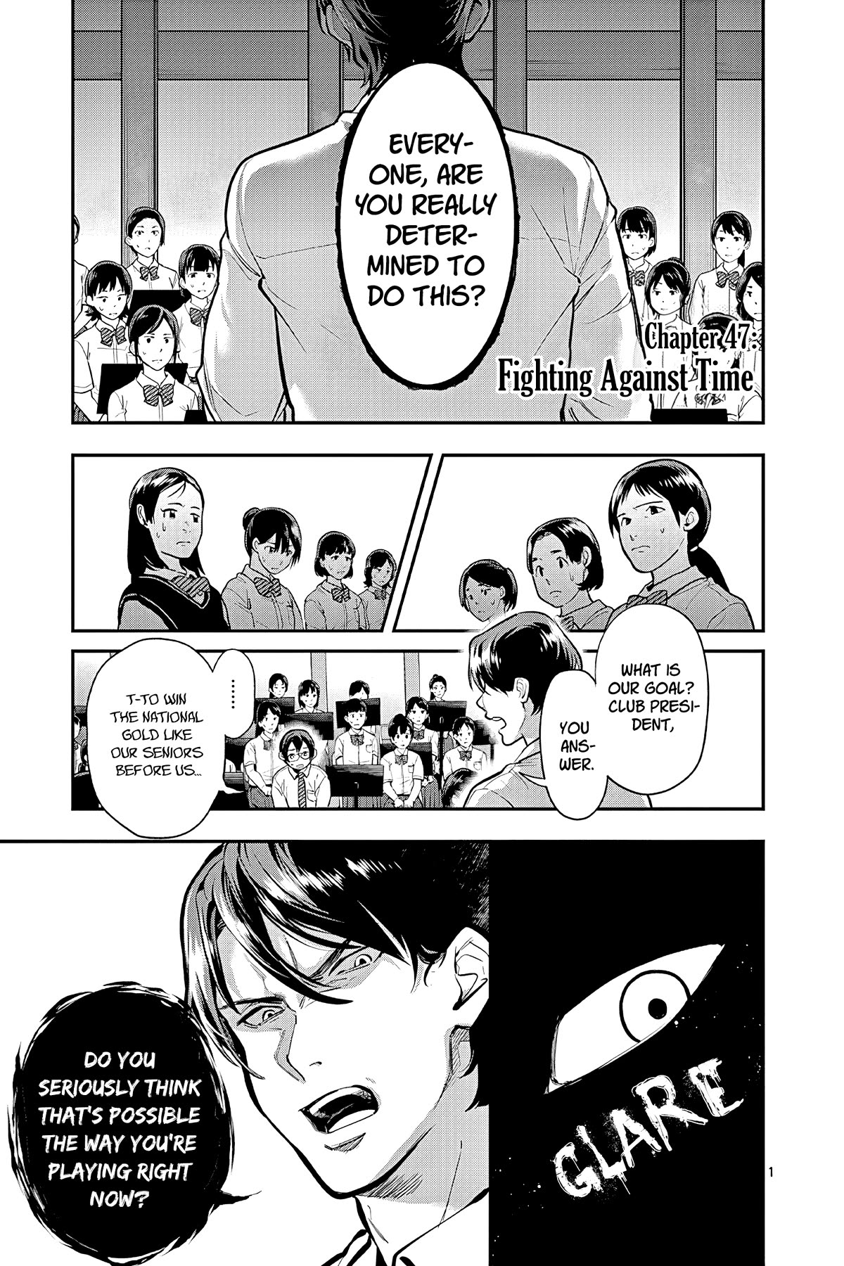 Ao no Orchestra Chapter 47 page 1 - Chapter 47: Fighting Against Time