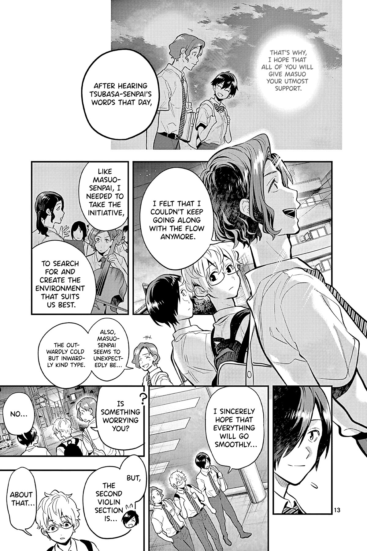 Ao no Orchestra Chapter 47 page 13 - Chapter 47: Fighting Against Time