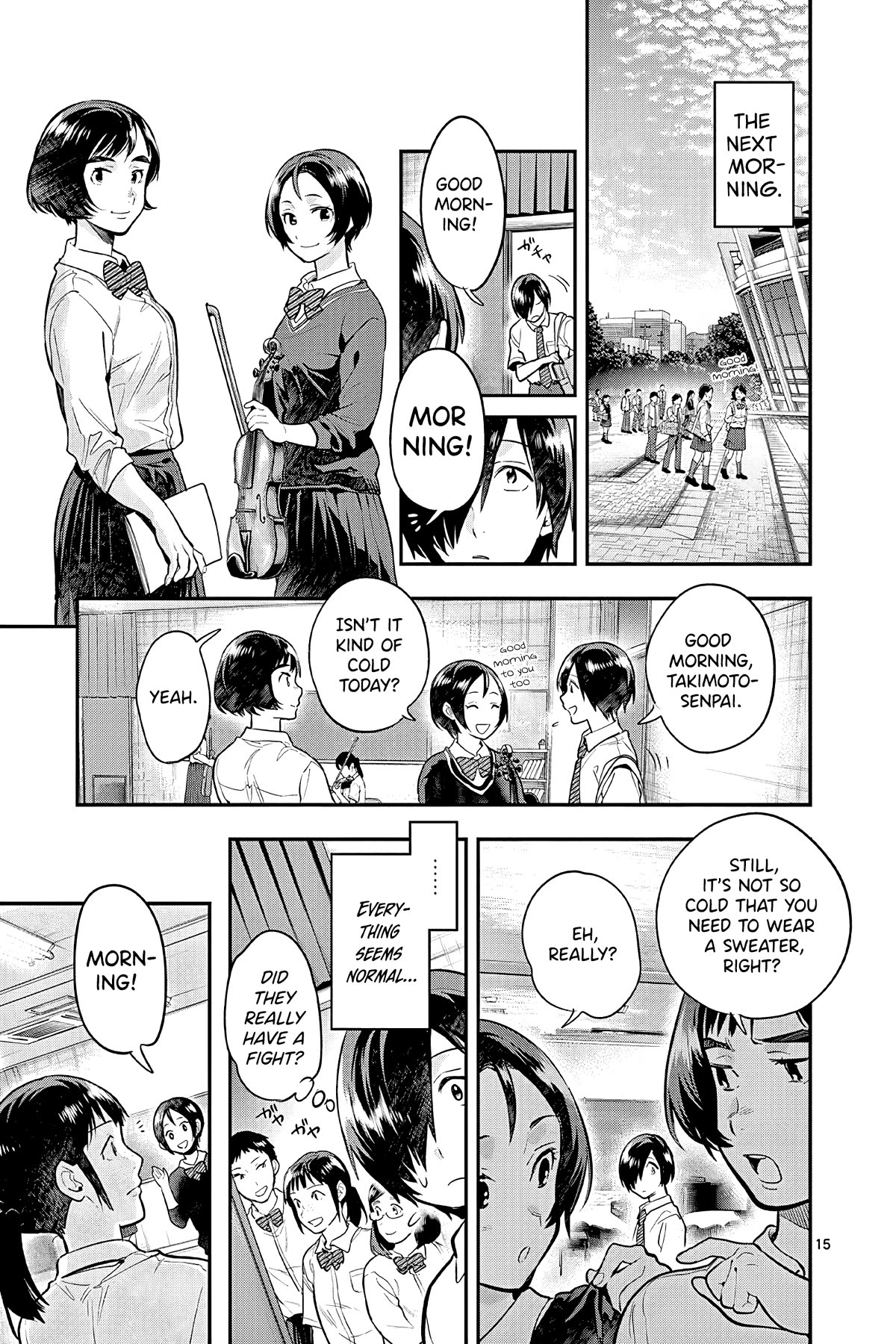 Ao no Orchestra Chapter 47 page 15 - Chapter 47: Fighting Against Time