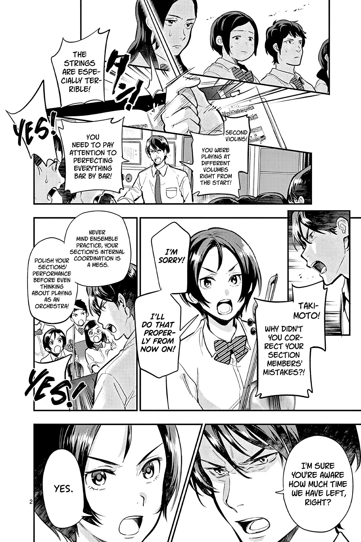 Ao no Orchestra Chapter 47 page 2 - Chapter 47: Fighting Against Time