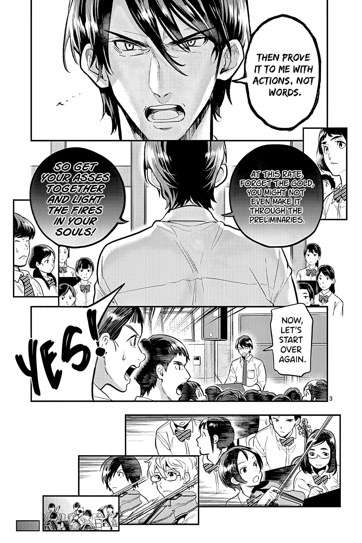 Ao no Orchestra Chapter 47 page 3 - Chapter 47: Fighting Against Time