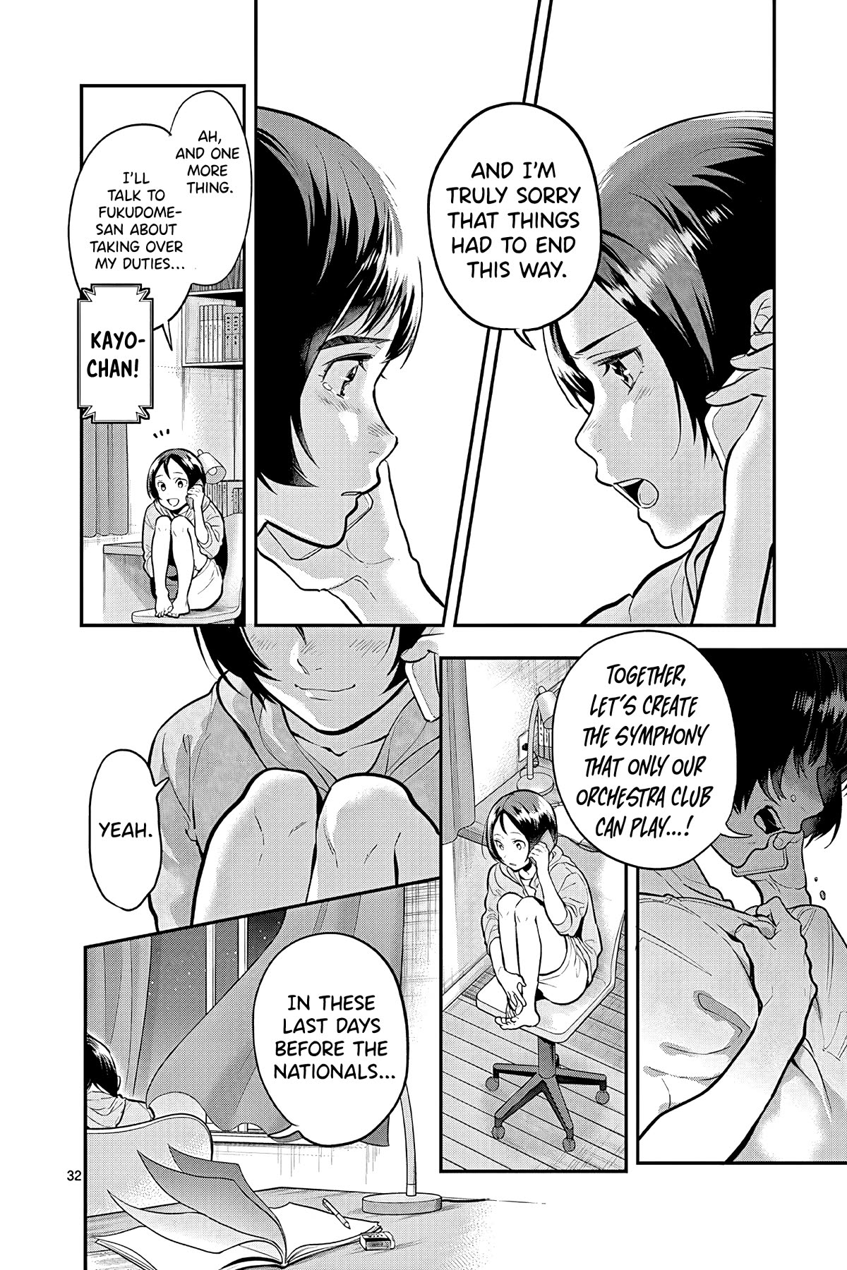 Ao no Orchestra Chapter 47 page 32 - Chapter 47: Fighting Against Time