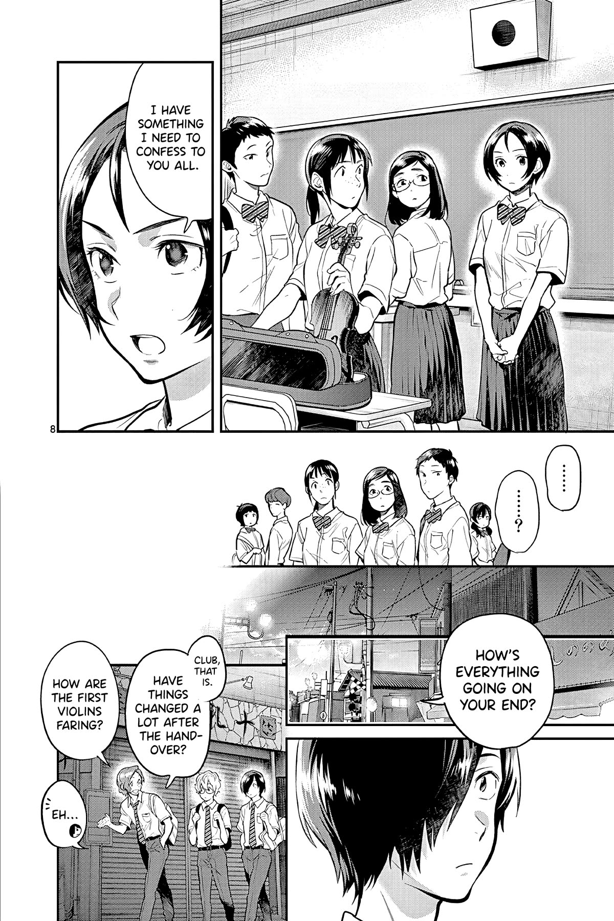 Ao no Orchestra Chapter 47 page 8 - Chapter 47: Fighting Against Time