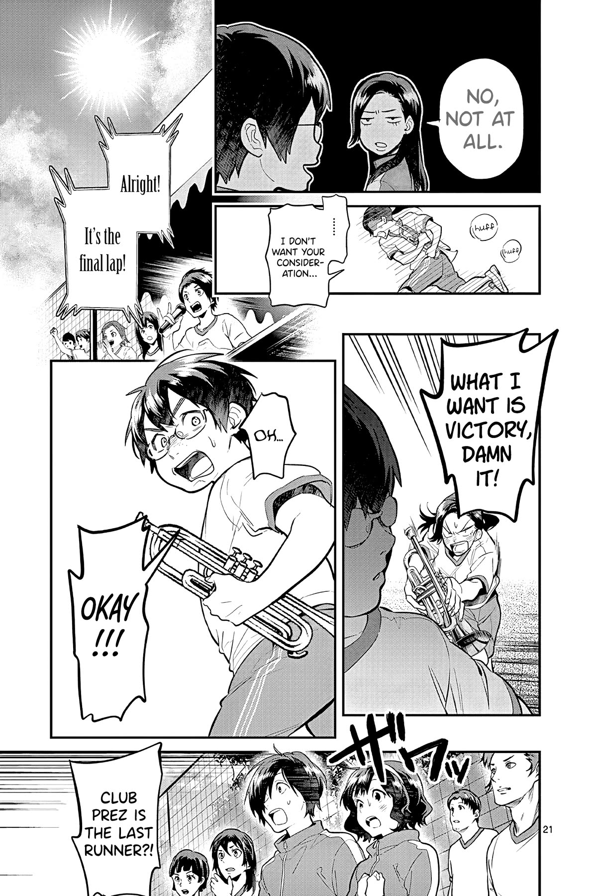 Ao no Orchestra Chapter 49 page 21 - Chapter 49: The Sports Festival