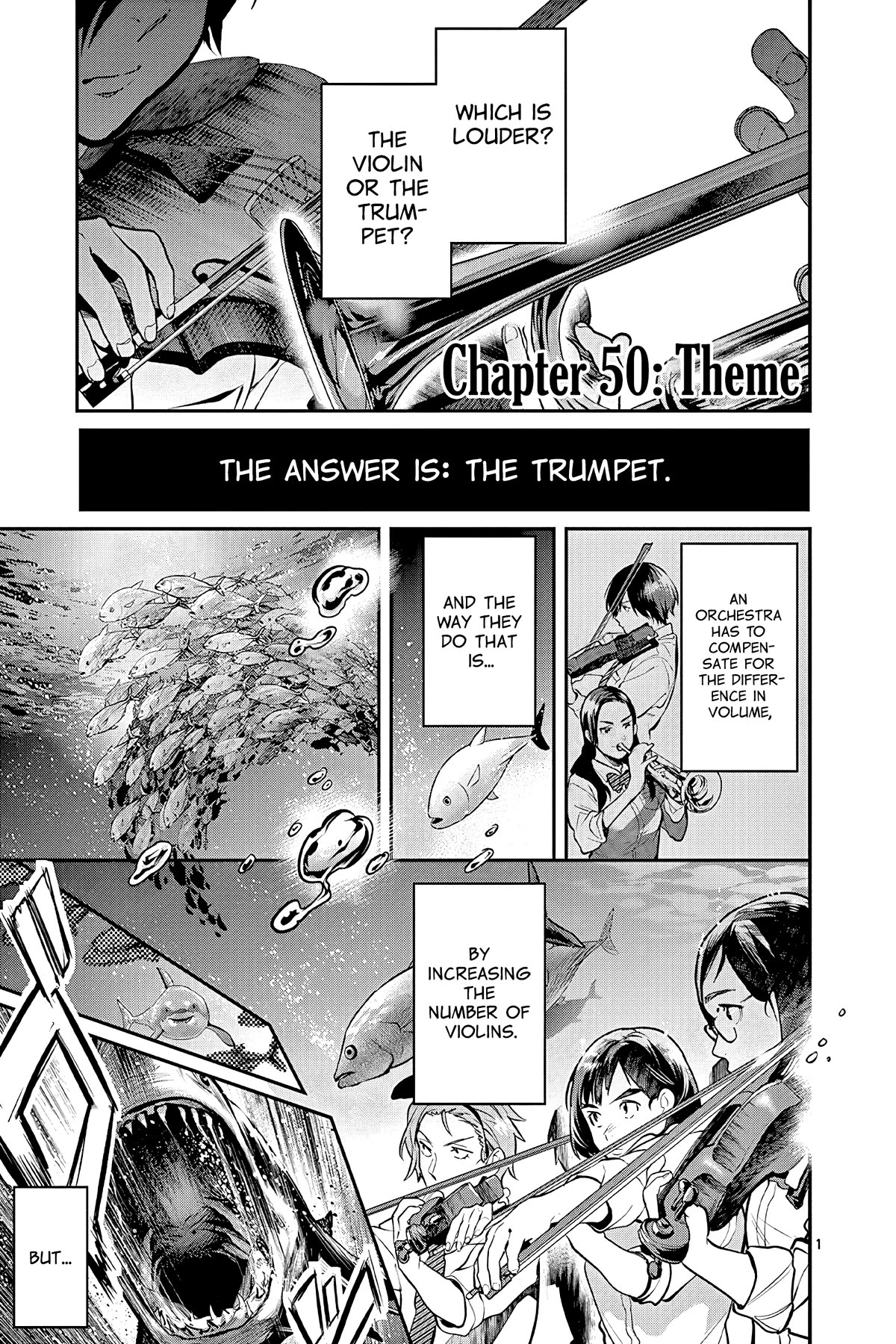 Ao no Orchestra Chapter 50 page 1 - Chapter 50: Theme